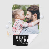 Serviette De Golf Meilleur papa par photo (En situation)