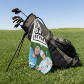 Serviette De Golf Meilleur Papa Par Photo Golf Serviette (Vert)