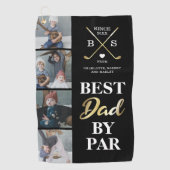 Serviette De Golf Meilleur Papa Par Photo Golf Serviette (Devant)