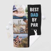 Serviette De Golf Meilleur Papa Par Photo Monogramme Fête des pères (En situation)