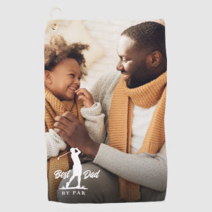 Serviette De Golf Meilleur Papa Par Photo Personnalisée
