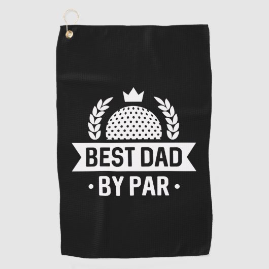 Serviette De Golf Meilleur papa par rapport (Devant)