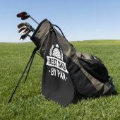 Serviette De Golf Meilleur papa par rapport (Vert)