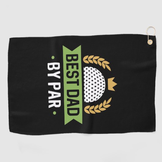 Serviette De Golf Meilleur papa par rapport (Horizontal)