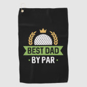 Serviette De Golf Meilleur papa par rapport (Devant)