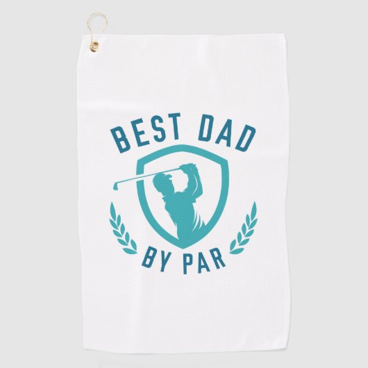 Serviette De Golf Meilleur papa par rapport (Devant)