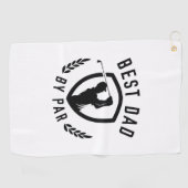 Serviette De Golf Meilleur papa par rapport (Horizontal)