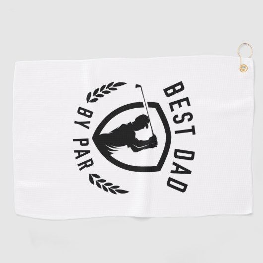 Serviette De Golf Meilleur papa par rapport (Horizontal)