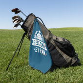 Serviette De Golf Meilleur papa par rapport (Vert)