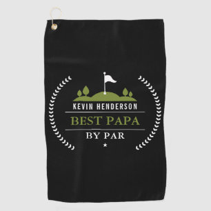 Serviette De Golf Meilleur Papa personnalisé par défaut