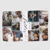 Serviette De Golf Meilleur Père Jamais Script Fête des pères Photo C (Horizontal)