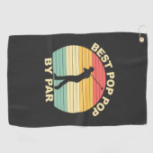 Serviette De Golf Meilleur Pop Pop par par - Golf (Horizontal)