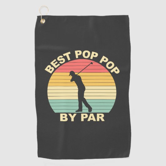 Serviette De Golf Meilleur Pop Pop par par - Golf (Devant)