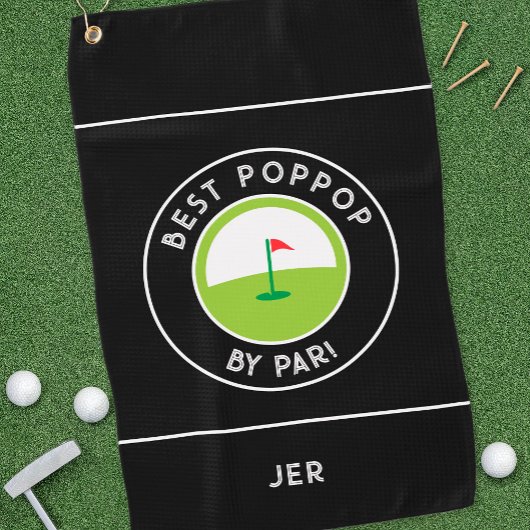 Serviette De Golf Meilleur Poppop par défaut | Grand-père de la Fête