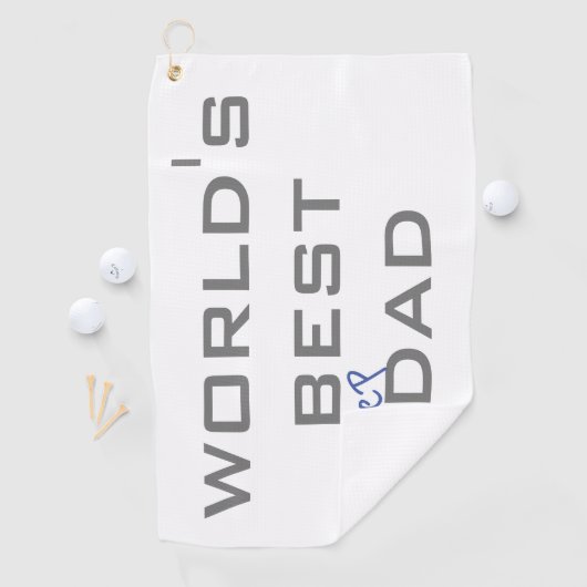 Serviette De Golf Meilleur Stepdad du monde (En situation)