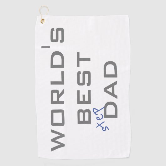 Serviette De Golf Meilleur Stepdad du monde (Devant)