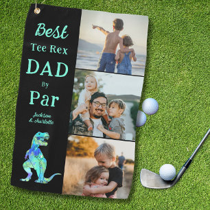 Serviette De Golf Meilleur Tee Rex Papa par Par 3 Photo Funny