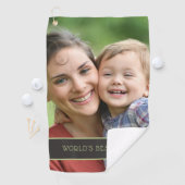 Serviette De Golf Meilleure chatte nièce photo Nephew du monde (En situation)