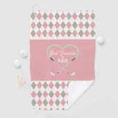 Serviette De Golf Meilleure Grand-Mère Moderne Simple par  (En situation)