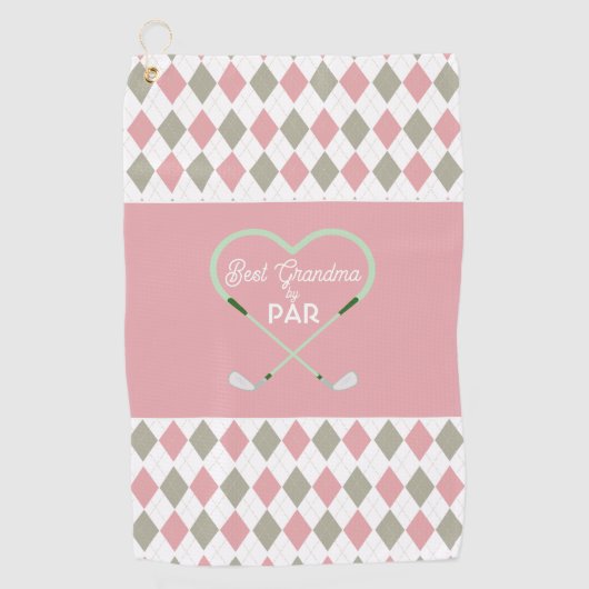Serviette De Golf Meilleure Grand-Mère Moderne Simple par  (Devant)