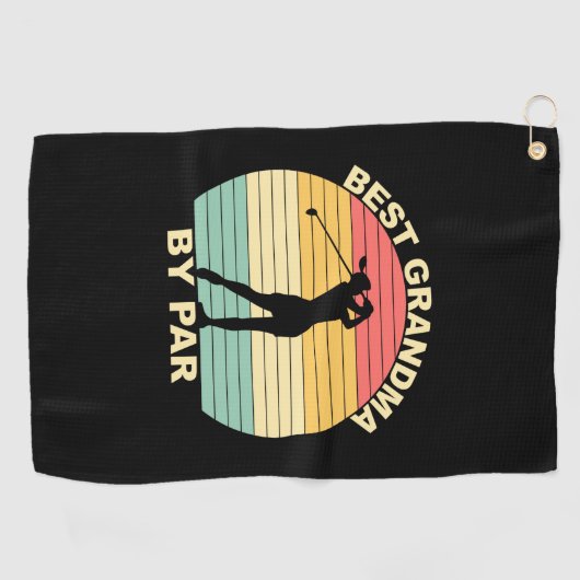 Serviette De Golf Meilleure grand-mère par par par - Golf (Horizontal)