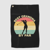 Serviette De Golf Meilleure grand-mère par par par - Golf (Devant)