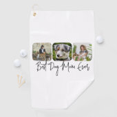 Serviette De Golf Meilleure maman de chien jamais - Collage personna (En situation)