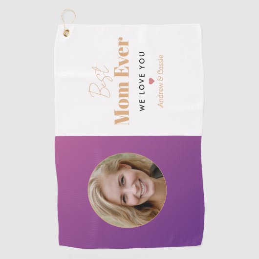 Serviette De Golf Meilleure maman jamais (Devant)