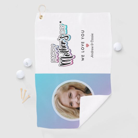 Serviette De Golf Meilleure maman jamais (En situation)