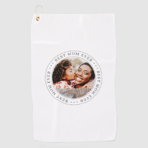 Serviette De Golf Meilleure maman jamais classique photo simple