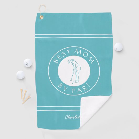 Serviette De Golf Meilleure Maman Par Par Golfer Pro Funny Femme Tur (En situation)