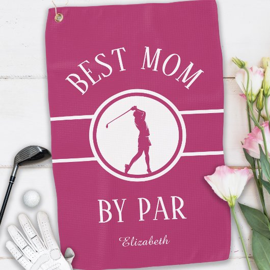 Serviette De Golf Meilleure Maman Par Par Golfer Sports Monogrammes