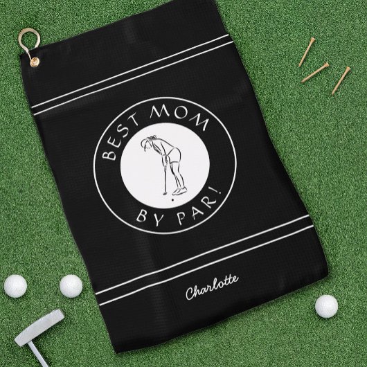 Serviette De Golf Meilleure maman Par Par Par Golfer Pro Sports Drôl