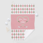Serviette De Golf Meilleure Maman Simple Moderne par Par  (En situation)