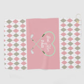 Serviette De Golf Meilleure Maman Simple Moderne par Par  (Horizontal)