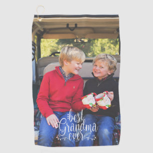 Serviette De Golf Meilleure photo de grand-mère