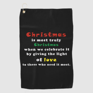 Serviette De Golf Meilleure soumission Noël