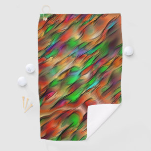 Serviette De Golf Mélange de taches opaques et chromées