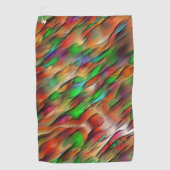 Serviette De Golf Mélange de taches opaques et chromées (Devant)