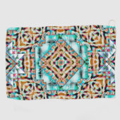 Serviette De Golf Mélange de texture dure avec plaques argentées, ka (Horizontal)