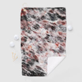 Serviette De Golf Mélange de texture spongieuse bouchée blanche dans (En situation)