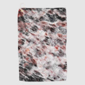 Serviette De Golf Mélange de texture spongieuse bouchée blanche dans (Devant)