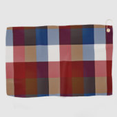 Serviette De Golf Mélanges Plaid créatifs (Horizontal)