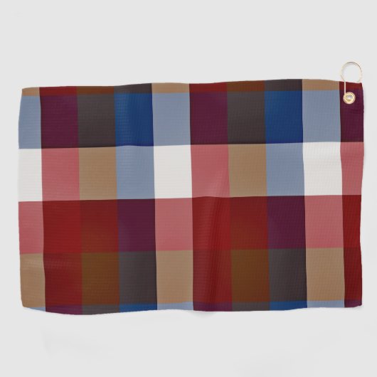 Serviette De Golf Mélanges Plaid créatifs (Horizontal)