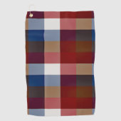 Serviette De Golf Mélanges Plaid créatifs (Devant)