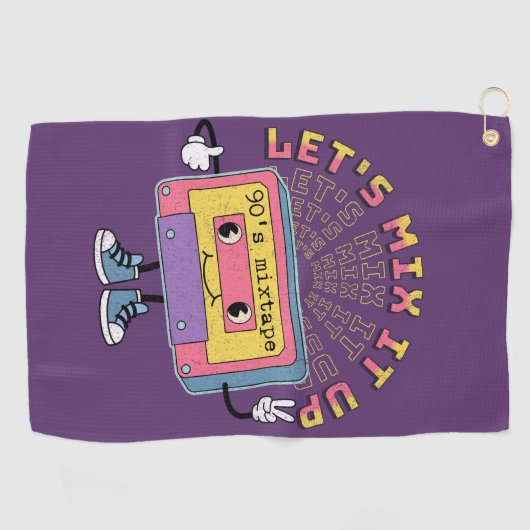 Serviette De Golf Mélangons-le. (Horizontal)