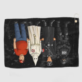 Serviette De Golf Même Costume Différent (Horizontal)