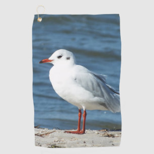 Serviette De Golf mer, eau, mouette, oiseau, voyage, bleu, ciel,