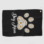 Serviette De Golf Mère Art Meilleur Chien Maman Jour d'anniversaire (Horizontal)