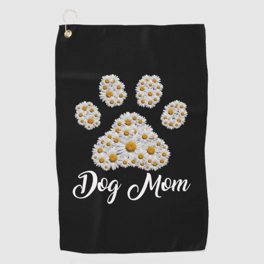 Serviette De Golf Mère Art Meilleur Chien Maman Jour d'anniversaire (Devant)